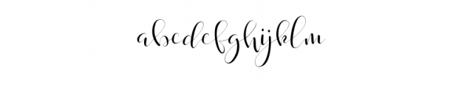 Flowergirls calligraphy font Font LOWERCASE