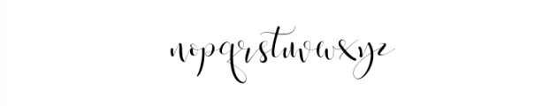 Flowergirls calligraphy font Font LOWERCASE