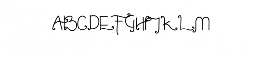 FlyFeather-Fancy.otf Font UPPERCASE