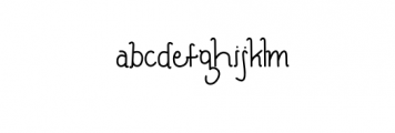 FlyFeather-Fancy.otf Font LOWERCASE