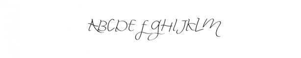 FlyFeather-Script.otf Font UPPERCASE