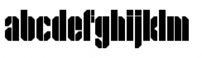 Flak Regular Font LOWERCASE