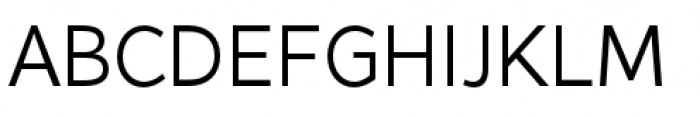 Flat Sans Regular Font UPPERCASE