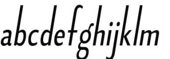 Fledgling bk it Font LOWERCASE