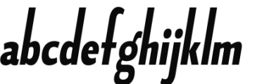 Fledgling hv it Font LOWERCASE