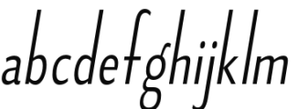 Fledgling lt it Font LOWERCASE