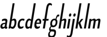 Fledgling rg it Font LOWERCASE