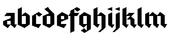 Fleisch Wolf Font LOWERCASE