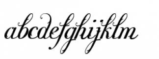 Fleurie Regular Font LOWERCASE