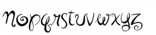 Flowerpot Font LOWERCASE