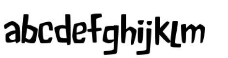 Fluffy Slacks BTN Light Font LOWERCASE