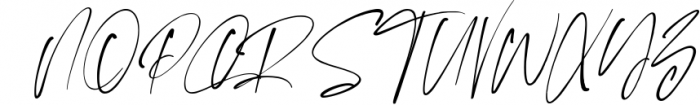 Flinckstone Ballpoint Stroke Signature Font 1 Font UPPERCASE