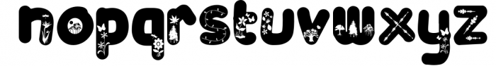 Floral Spring Font LOWERCASE
