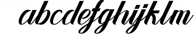 Florance Script Font LOWERCASE