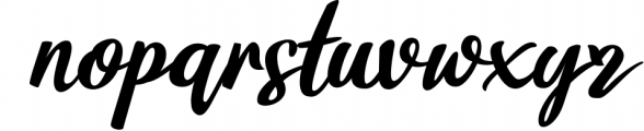 Flourissha Hand lettering Font 1 Font LOWERCASE