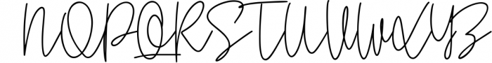 Flower Bay Handwritten Script Font Font UPPERCASE