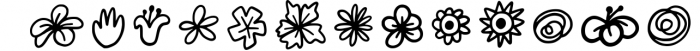 Flower Kit Font LOWERCASE