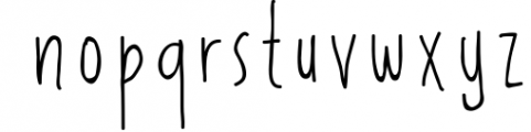 Flowerista - Girly Handwriting Floral Style Font LOWERCASE