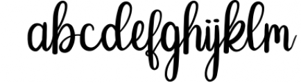 Flowers - Calligraphy Font LOWERCASE