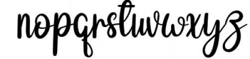 Flowers - Calligraphy Font LOWERCASE