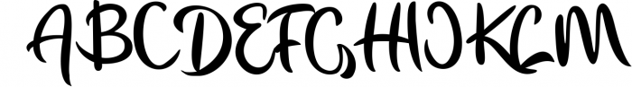 florissha - Beautiful Script Font 1 Font UPPERCASE