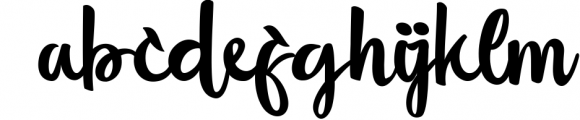 florissha - Beautiful Script Font 1 Font LOWERCASE