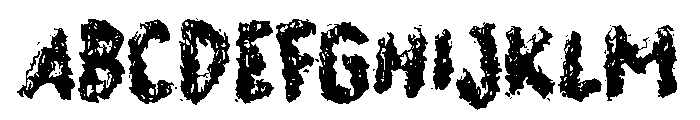 Flakes1 Font UPPERCASE