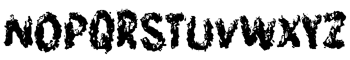 Flakes1 Font UPPERCASE