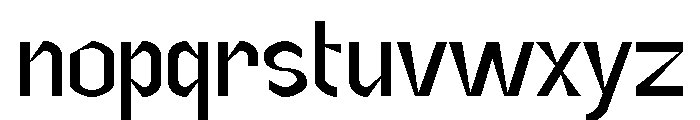 Flameen Character Font LOWERCASE