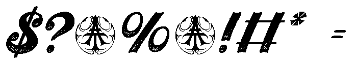 Flamouse Personal Use Only Reg Font OTHER CHARS
