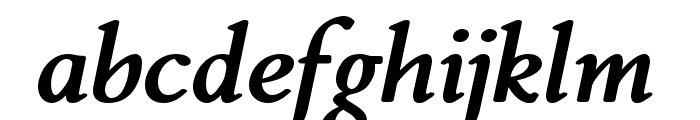 FlankerGriffo-BoldItalic Font LOWERCASE