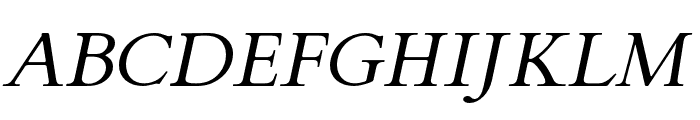 FlankerGriffo-Italic Font UPPERCASE
