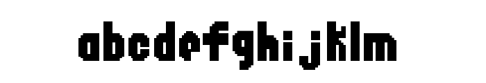 Flappy Bird Regular Font LOWERCASE