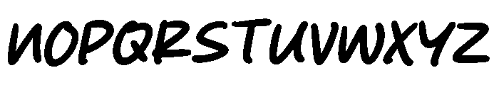 Flash Card Font UPPERCASE