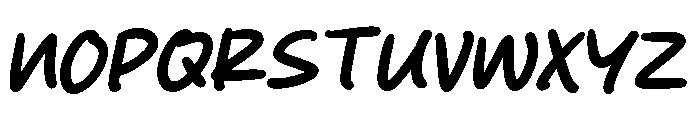 Flash Card Font LOWERCASE