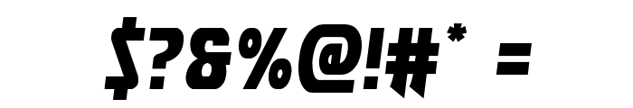 Flash Rogers Half-Italic Font OTHER CHARS