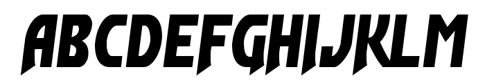 Flash Rogers Half-Italic Font UPPERCASE