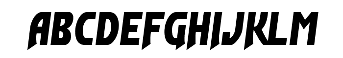 Flash Rogers Half-Italic Font LOWERCASE