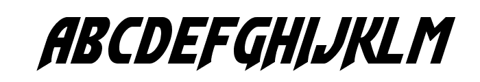 Flash Rogers Italic Font LOWERCASE