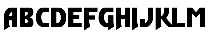 Flash Rogers Straight Expanded Font UPPERCASE