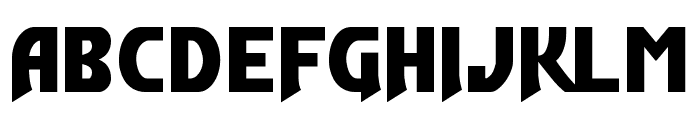Flash Rogers Straight Expanded Font LOWERCASE