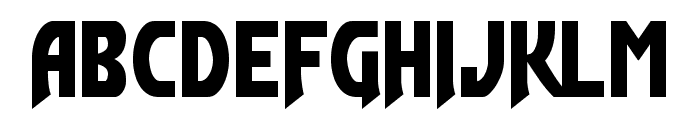 Flash Rogers Straight Font UPPERCASE