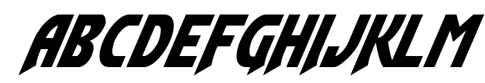 Flash Rogers Super-Italic Font UPPERCASE