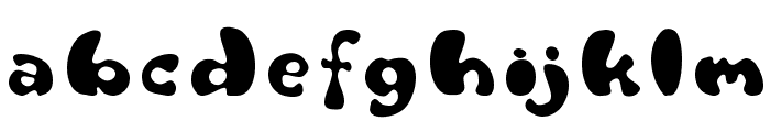 Flat tyre Font LOWERCASE