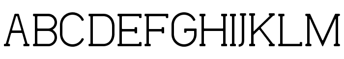 Flatform Light Font UPPERCASE