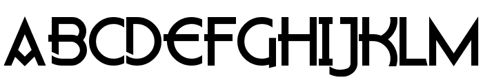 Flatley Font LOWERCASE