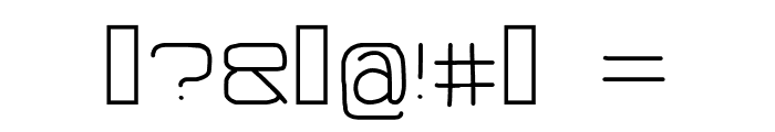 Flattie-Medium Font OTHER CHARS