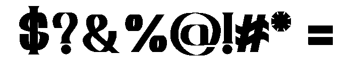 Flaveta Font OTHER CHARS