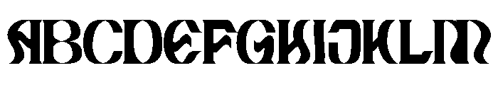 Flaveta Font UPPERCASE