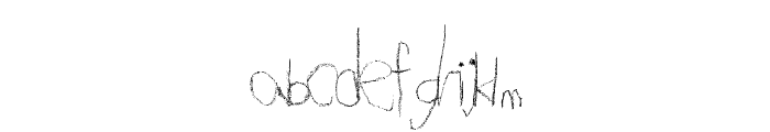 FlavoredCrayons Font LOWERCASE